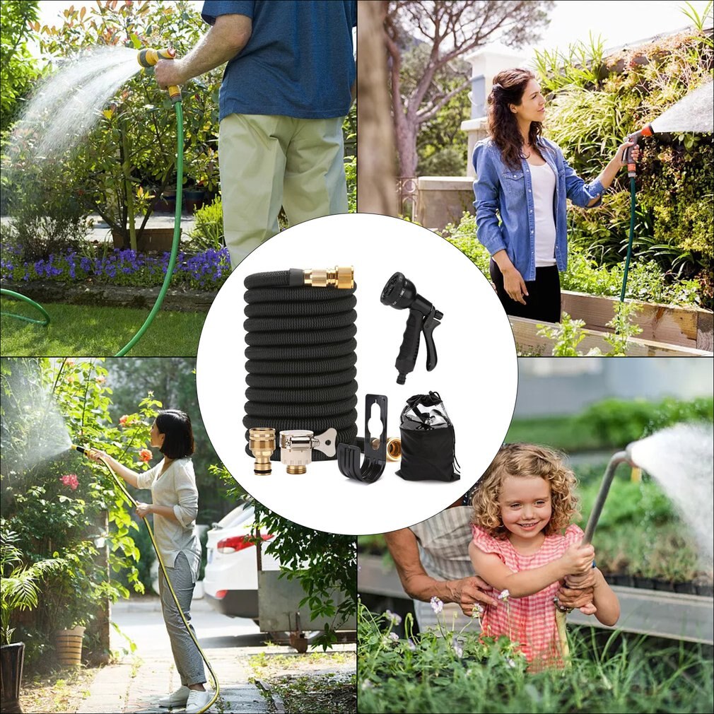 Water Sprayer Tool EU Standard Lightweight Garden Automatic Expansion And Watering Pipe With Ergonomic Handle