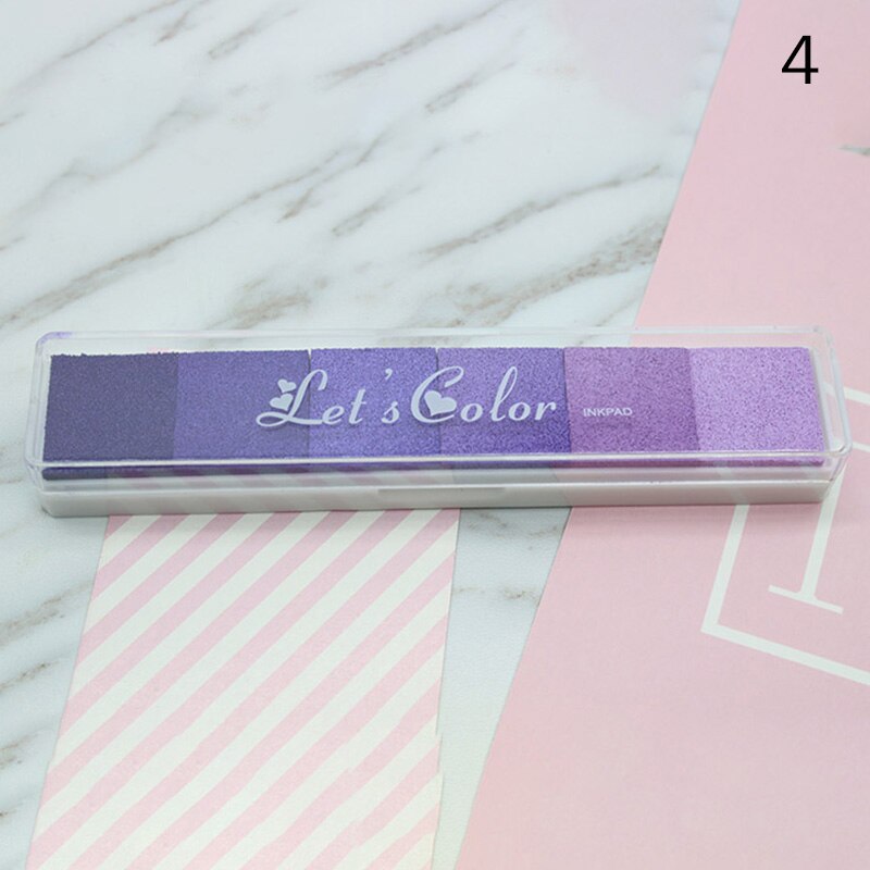 Di impronte digitali Rilievo di Inchiostro di colore di Pendenza di Gomma tampone per inchiostro Timbro di Impronte digitali per I Bambini Bambini UND Vendita