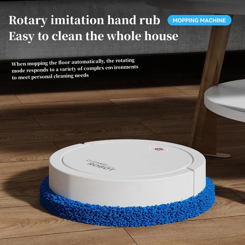 XIMEIJIE Robot de fregado inteligente carga USB batería de larga duración herramienta de limpieza del hogar barredora eléctrica húmeda y seca