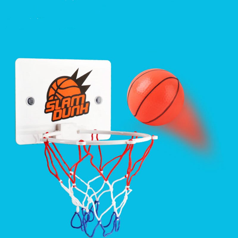 Mini scatola da basket Set giocattoli per bambini tabellone cerchio Netball Board per una facile sicurezza accessori per esercizi gioco al coperto per bambini