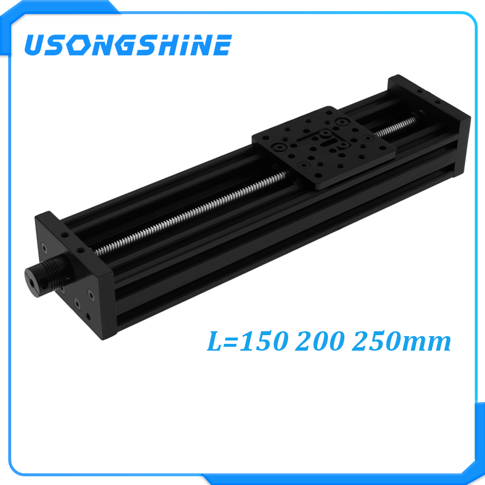 3d Printer Openbuilds Z-axis Lead Screw T8 Z Axis Diy C-beam CNC Sliding Table 150mm 200mm 250mm Linear Actuator Bundle Kit