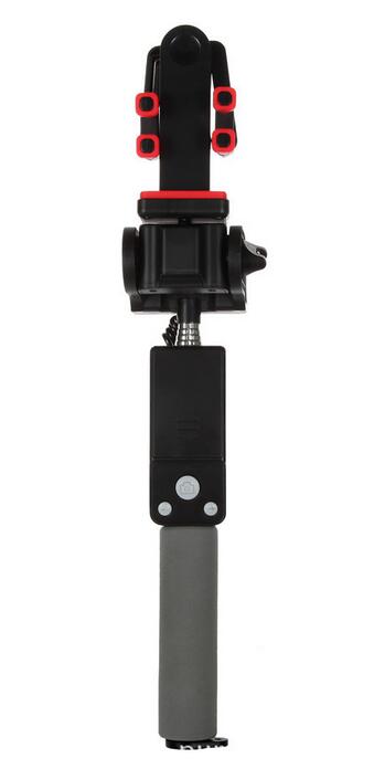 360 Rotation Wireless Bluetooth Selfie Stick - 812mm Extended - Handheld Remote Control for Android iOS: Black