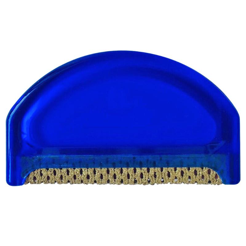 Husholdning fnug rengøring remover hår bold trimmer fuzz pilling fjernelse gadgets sweater tøj fnug blå kamme barbermaskine: 8 x 4cm blå