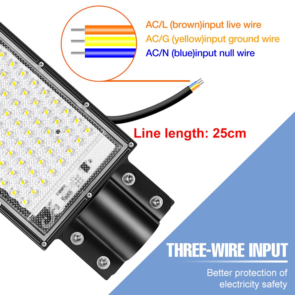 LED Waterproof Street Lamp 100W 50W Flood Light Outdoor Street Lamp AC 220V Garden Spotlights Country House Landscape Wall Lamp