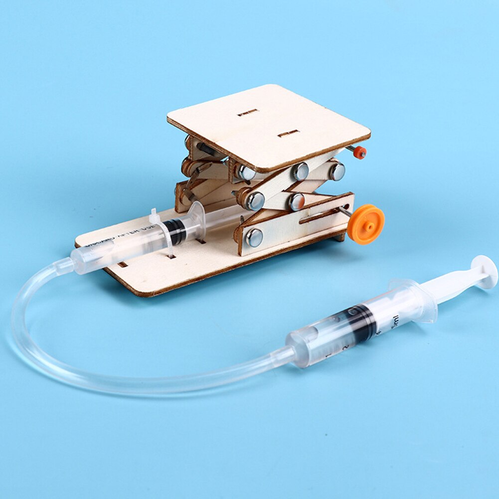 Barn gör det själv hydrauliskt lyftbord modell vetenskapligt experiment kit pedagogisk leksak lämplig för att träna #39 övningsförmåga