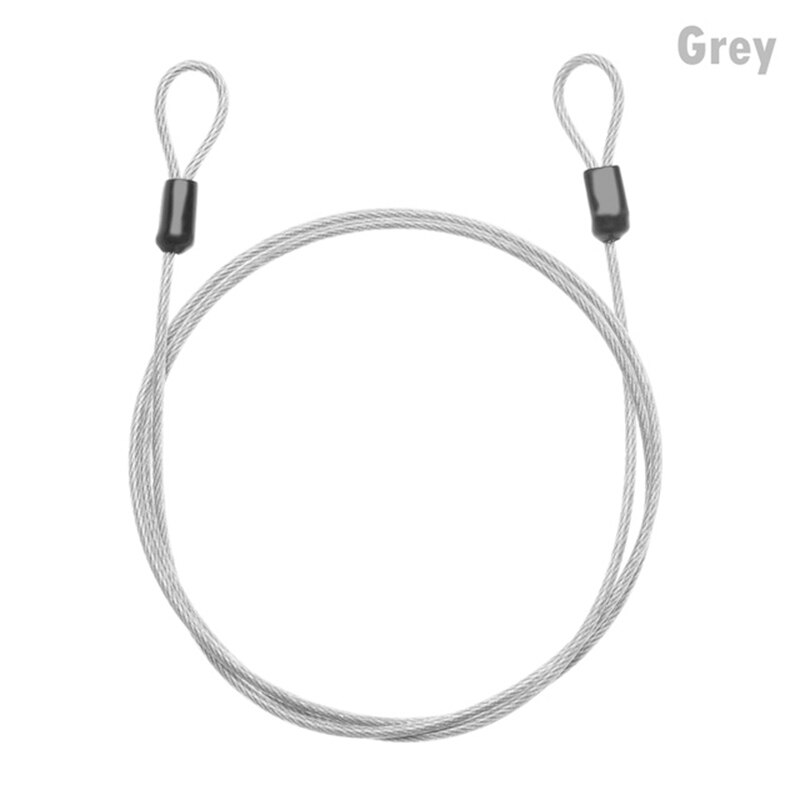 1 PC Braided rope lock Security Anti-theft Strong Braided Steel Cable Wire Rope Outdoor Bike Lock Motorcycles Scooter Chain: 03