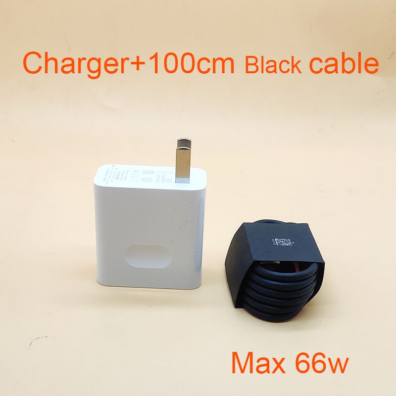 Original HUAWEI Charger 66W Fast charge adapter SuperCharge USB 6A Type C Cable For p50 p40 Mate 40 pro honor 50 nova 9 magic 3: Charger and B Cable