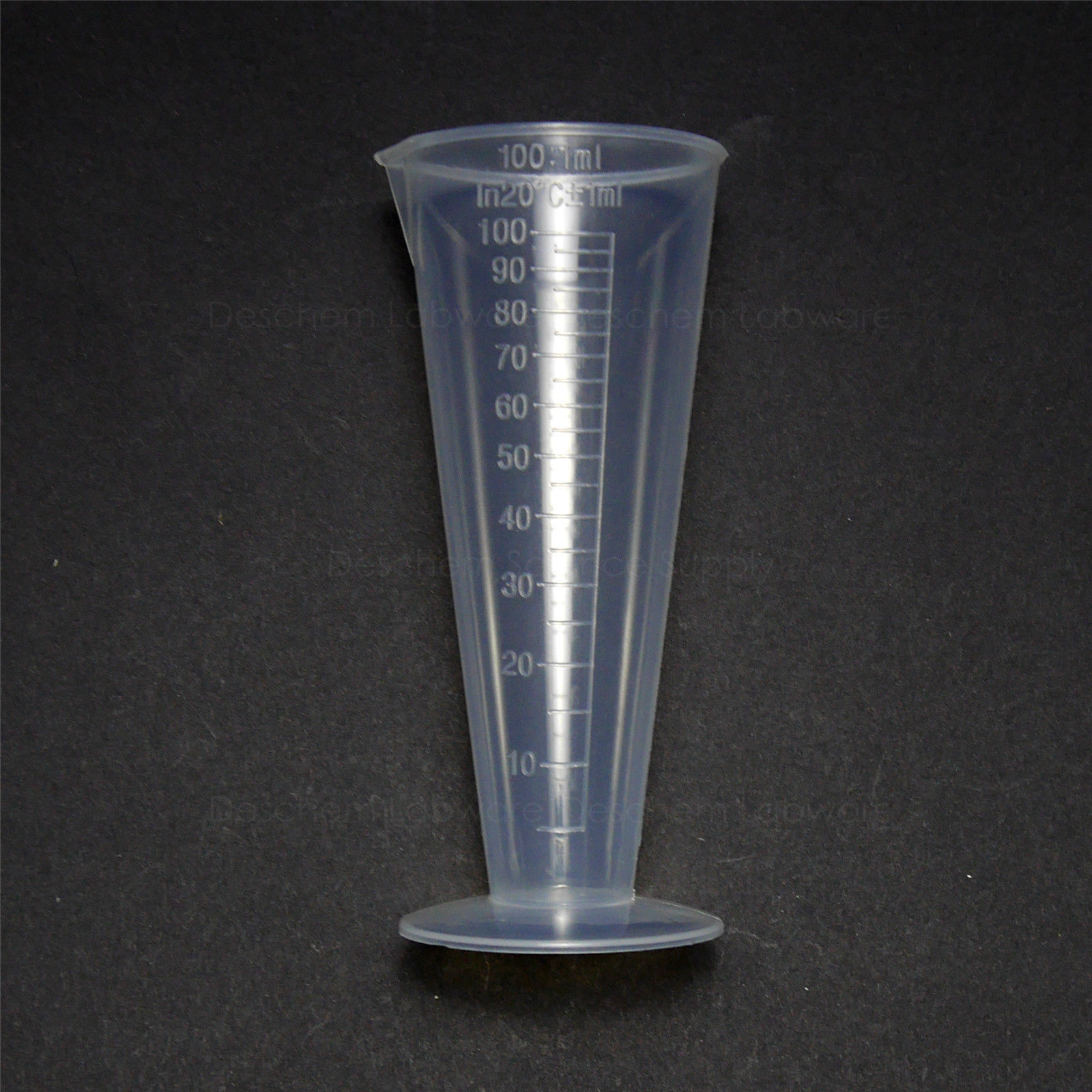 100mL Plastic Conical Measuring Cup,Laboratory Plasticware