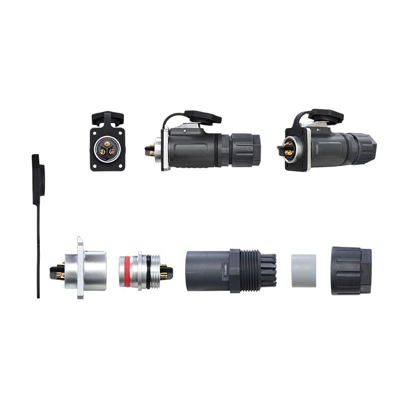 Led Aviation Plug Fast Plug power Point Waterproof LED Power Cable Connector Outdoor 20A Waterproof Aviation Plug Socket