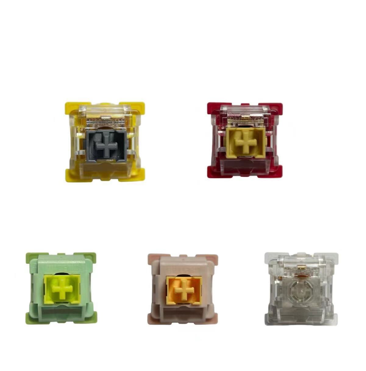 Mechanical Keyboard Switch 3Pin Silent Clicky Linear Tactile Similar Gaming Keyboard Switches 2022 Newest Keyboard