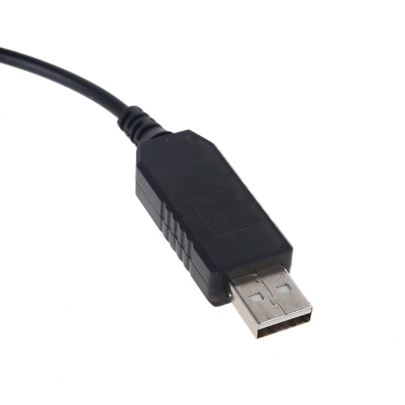 Universal usb 5v til  dc 12v 5.5 x 2.1mm trin op kabel power boost line med led display til router led strip og mere 12v enheder