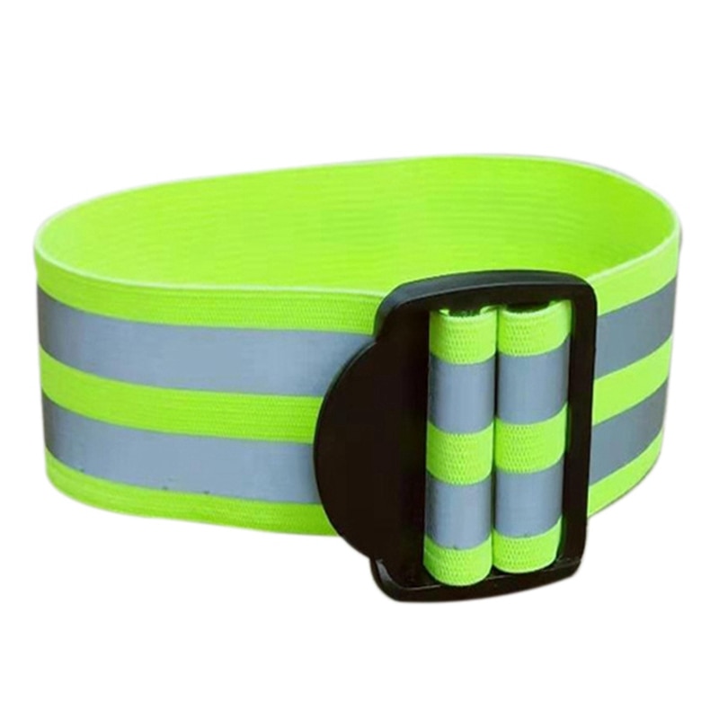 Elastic Reflective Armbands Arm Warning Running Night Cycling Luminous Wristband Sports Safety Belt Wrist Ankle Support Emergenc: Default Title