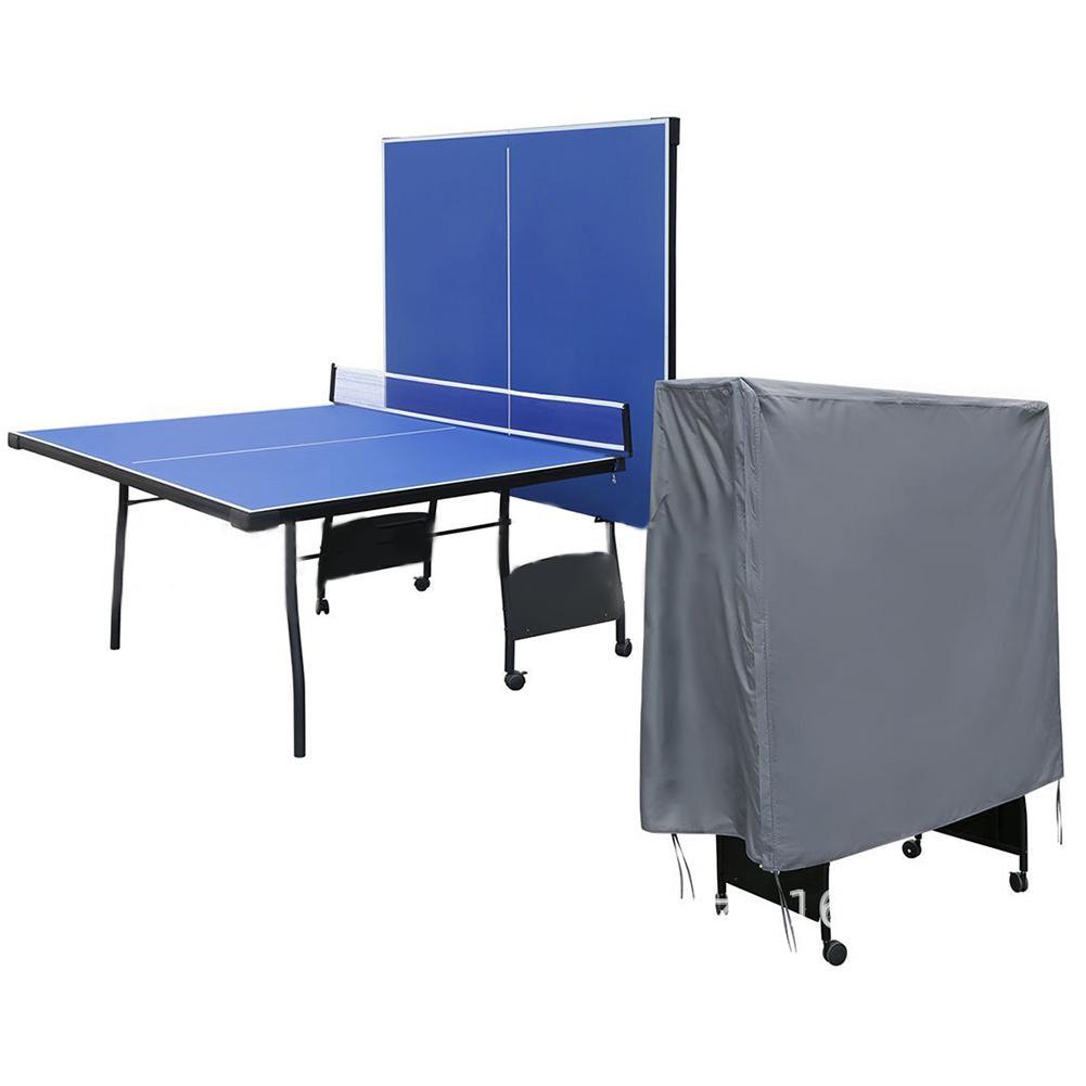 1* Full Size Waterproof Ping Pong Table Storage Cover Indoor /outdoor Table Tennis Sheet Black Table Storage Cover