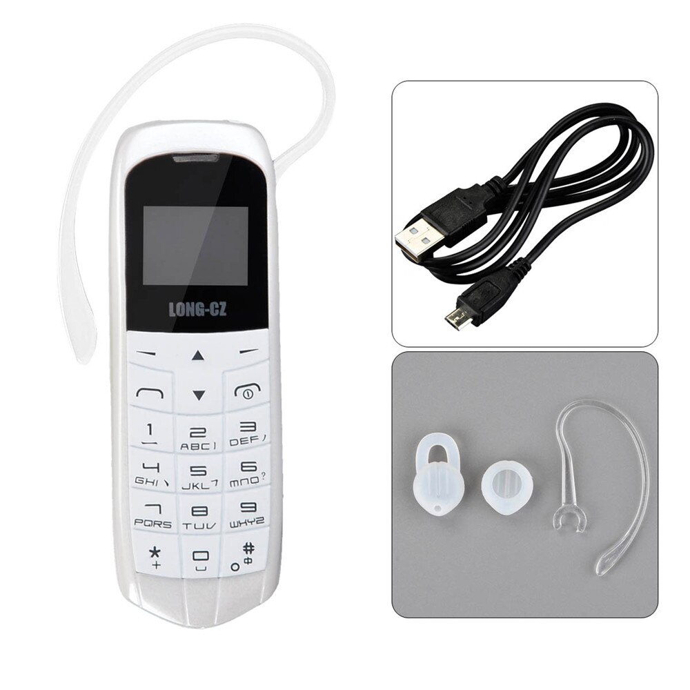 Lange-CZ J8 bluetooth Dialer mini handy 0,66 zoll mit Hände Frei Unterstützung FM Radio, micro SIM Karte, GSM Netzwerk