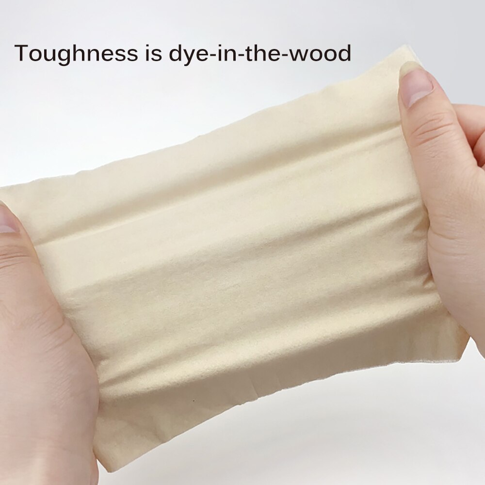 10 Roll Toilet Paper Panda Pattern Package Bamboo Natural Color Pumping Paper Household Napkin Bathroom White Soft Drawing