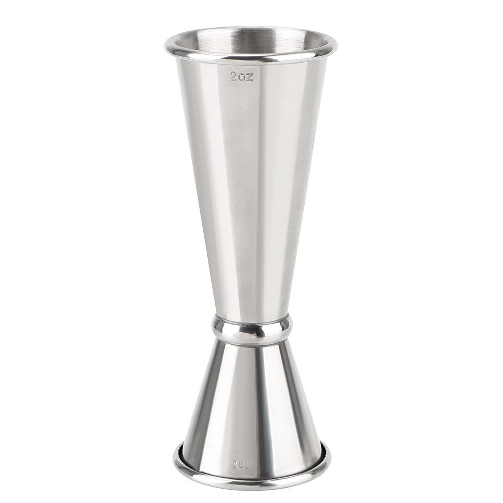 Taza medidora Mojito, 1oz/2oz, taza medidora de doble cara, barra de cóctel, rompecabezas de acero inoxidable con japonés, herramientas de barra de Jigger