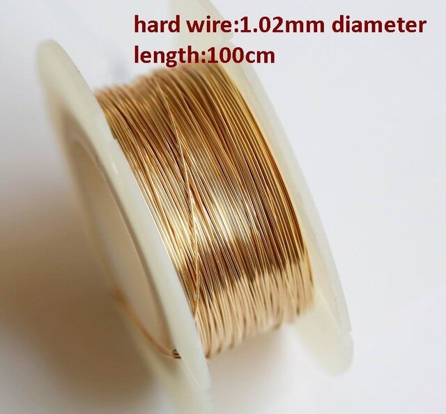 100 centimeter/lot Gold filled Draad multi-size snijden semi-rigide kralen wire sieraden maken DIY accessoires ib3152: 14