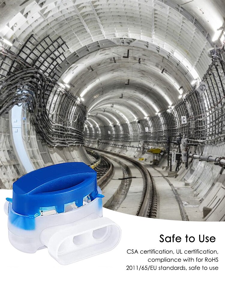 20pcs Robotic Lawnmower Cable Connector Waterproof Gel-Filled Connector For Husqvarna Automower And Gardena Robotic Lawnmowers