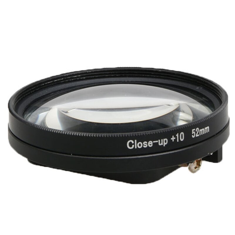 Go Pro hero 5 6 Macro gros plan 16 loupe, filtre de lentille de grossissement 16x et adaptateur de loupe 10x pour GoPro hero 5 6 7 noir: 10x magnifier