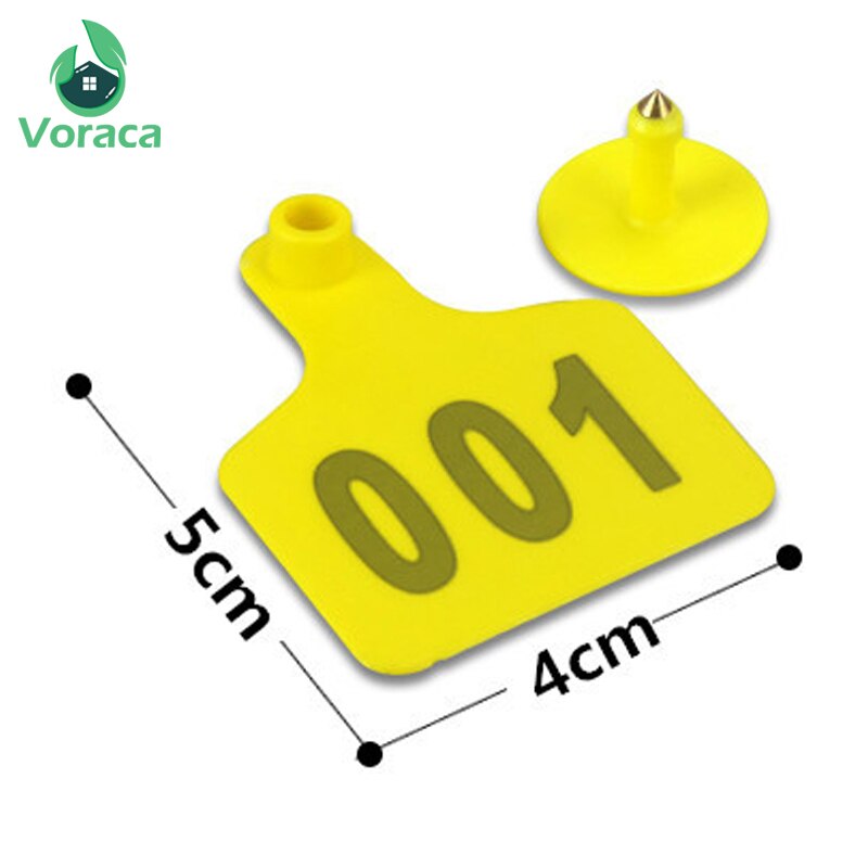 Varken Oor Signage Tag Geen. 001-500 Identificatie Cardscopper Hoofd Oorbellen Vee Levert Apparatuur Vee Schapen Kalveren Koe
