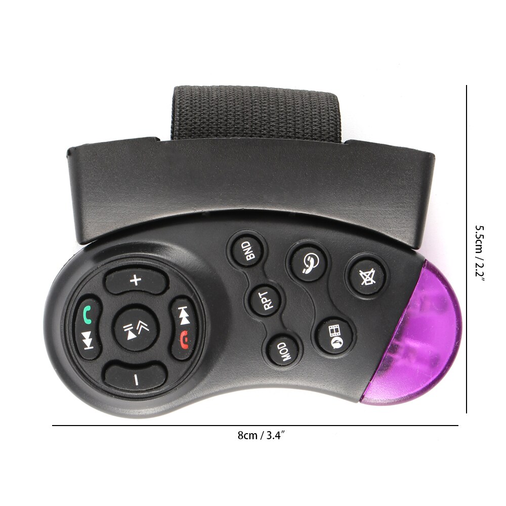 Tioodre bil rat controller bil  mp5 multimedieafspiller dvd multimedie bærbar 11- nøgle controller kompatibilitet chip