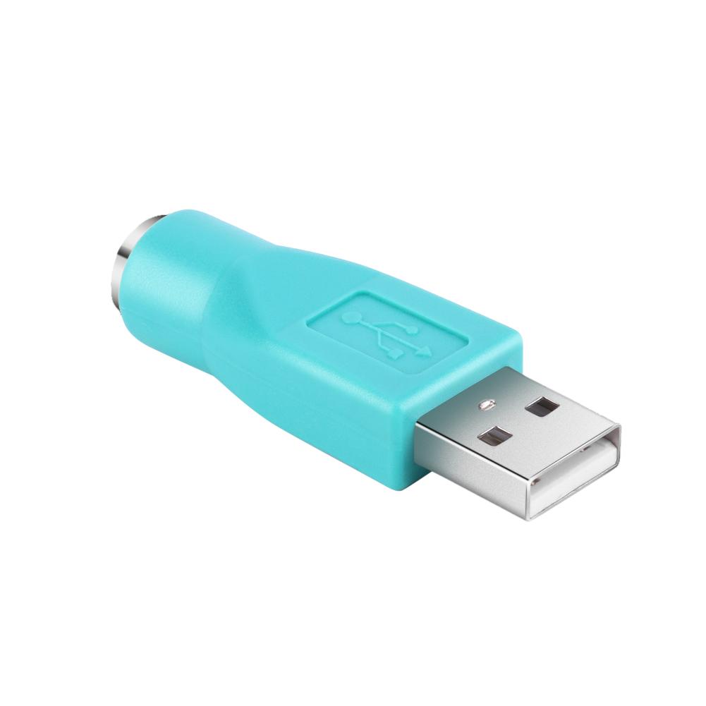 PS/2 Adaptateur 1/2pcs USB 2.0 Mâle à Femelle Adaptateur Convertisseur pour PS2 PS/2 Ordinateur Portable PC Clavier Souris Connecteur USB vers