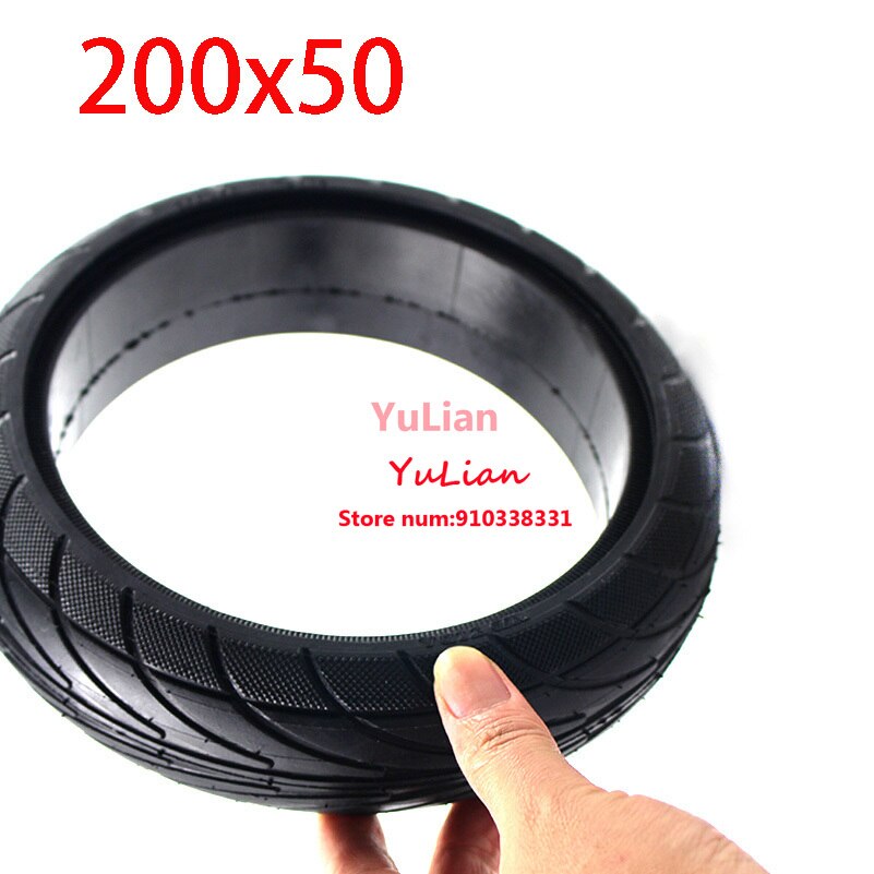 Rueda sólida de aleación de 200x50 hub8 pulgadas whee. Neumático trasero para patinete eléctrico Xiaomi Ninebot Segway ES1 ES2 ES4, a prueba de explosiones