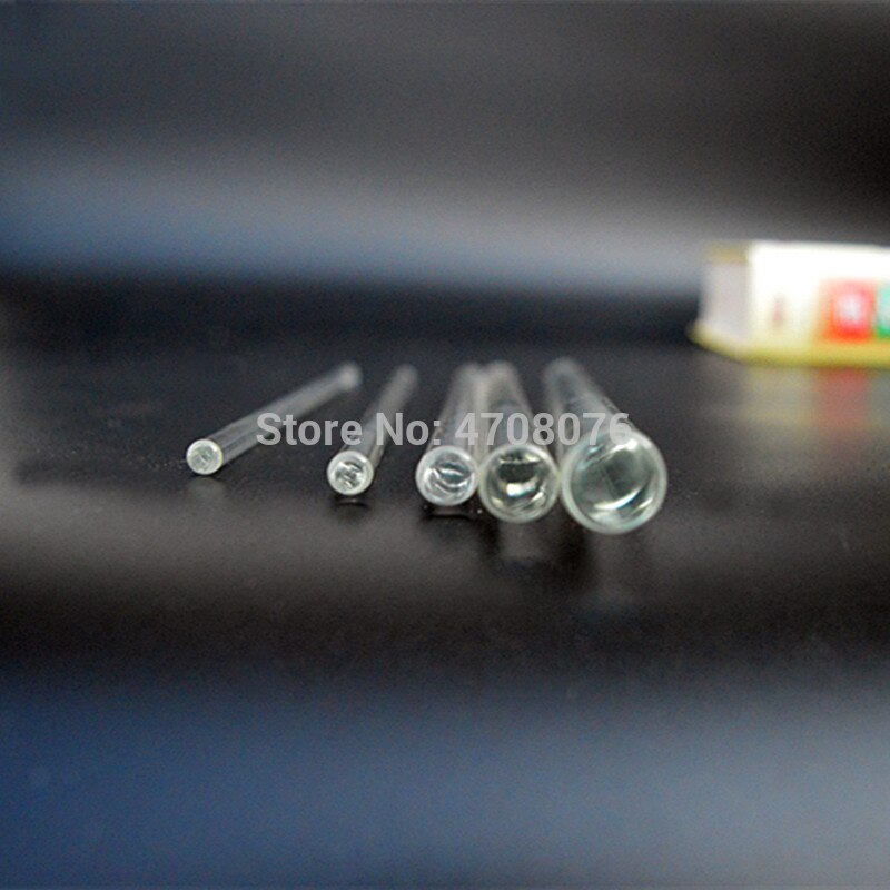 Vareta de vidro de borosilicato de Laboratório mexendo vara/muddler agitador para experimento científico de vidro transparente dia 8mm 10 pçs/lote