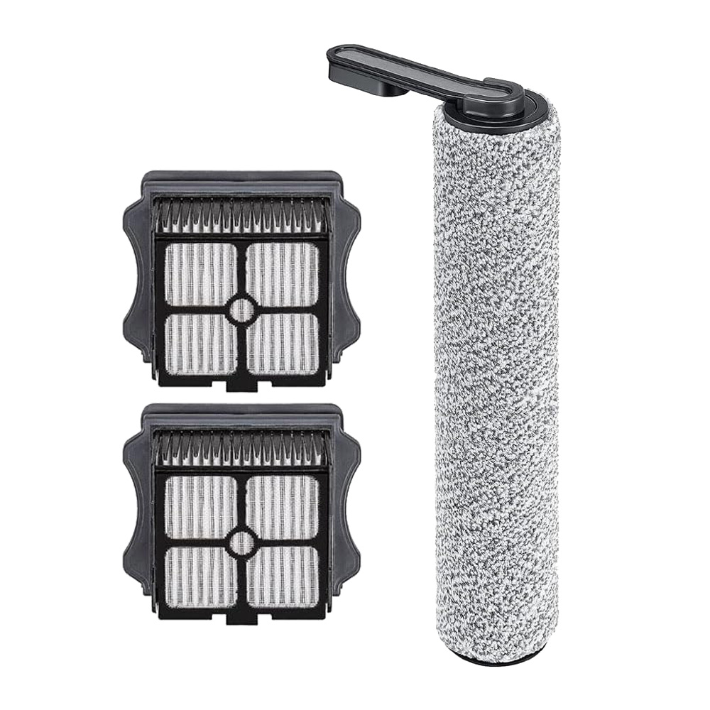 Roller Fit For Tineco iFloor 5 Breeze Complete Wet Dry Vacuum Cleaner Accessories Replacements Spare Parts Roller Brush Filter: Dark Grey
