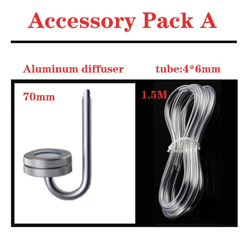 Fish tank DIY CO2 generator, carbon dioxide adjustment system kit, bubble counting CO2 diffuser with solenoid valve for aquatic: Accessory Pack A