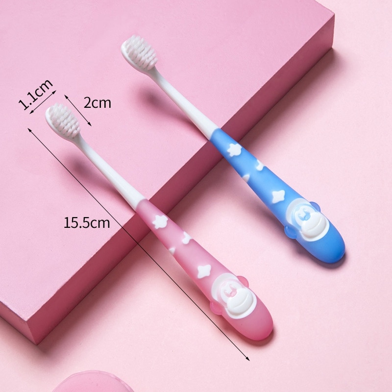 Kids Toothbrush for 1-12Y Boys Girls Cartoon Tooth Cleaning Cute Clean Teeth Brushing Toothbrush with Soft Brush Head