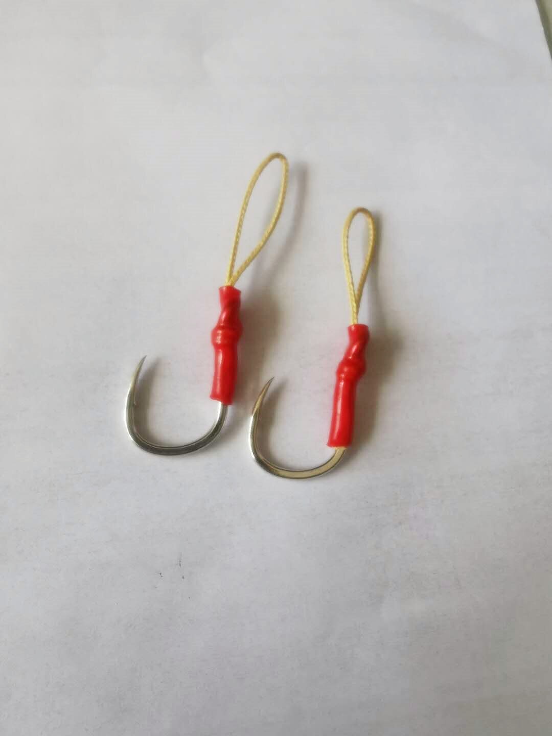 Funadaiko højkulstofstål fiskekrog fiskeri jigging krog fiske hjælpe kroge med modhager krog bulk krog 8062-5x kroge