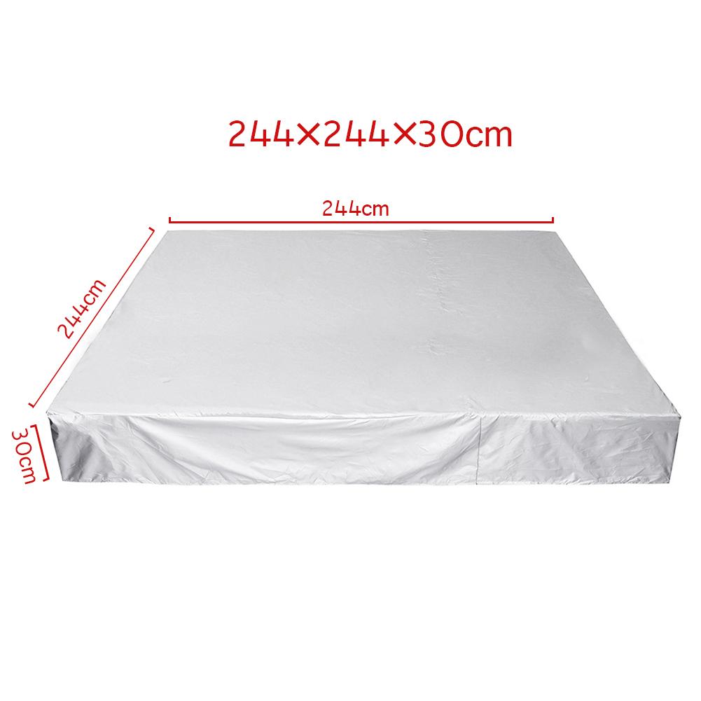 Binnenplaats SPA Bad Zwembad Stofkap Vierkante Tub Cover Waterdichte Luifel Dagelijks Cover