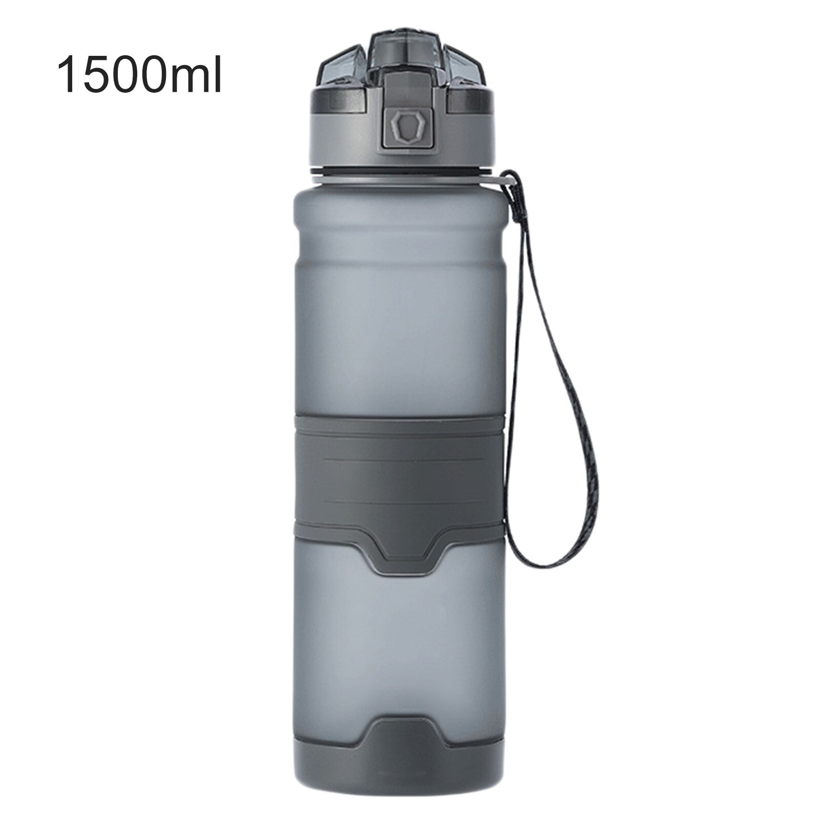 Gift Base World's Best Ehemann Sportswasserflasche – 600ml, Metall, Weiß, Inkl. 2 Verschlusskappen
