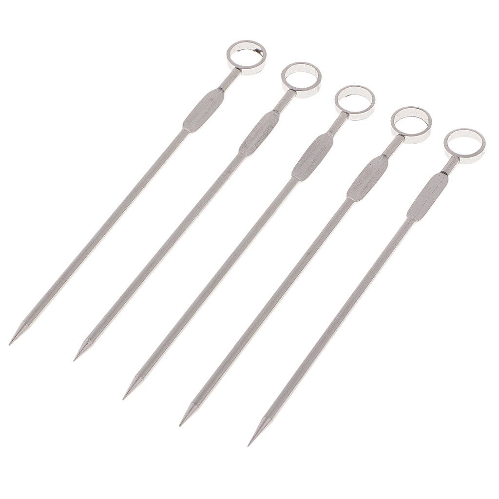 Cocktail Pick Metal Fruit Sticks Bar Tools Drink Stirring Sticks For Party