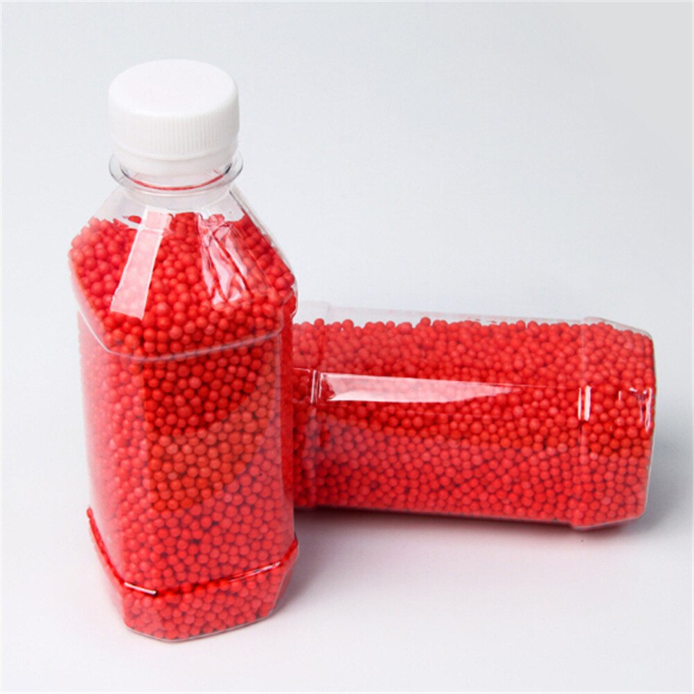 Mini billes en mousse plastique polystyrène | 1 bouteille, Mini billes de perles, bricolage, couleurs assorties, pour décorer les fournitures d'événements et fêtes, décoration: A6