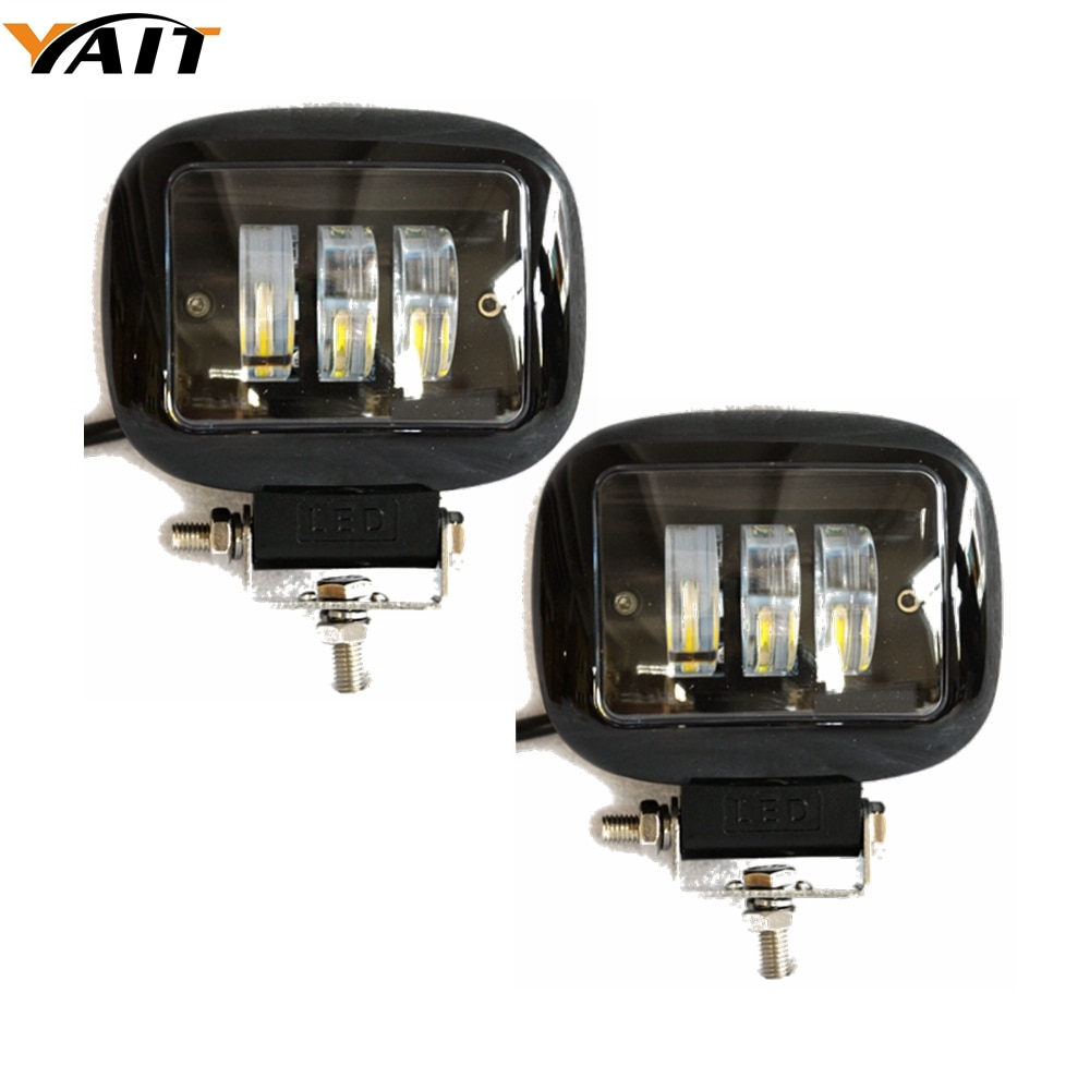 Yait-faro LED antiniebla para coche, 2 uds., 4,5 pulgadas, 30W, 4x4, 4WD, ATV, UTV, SUV