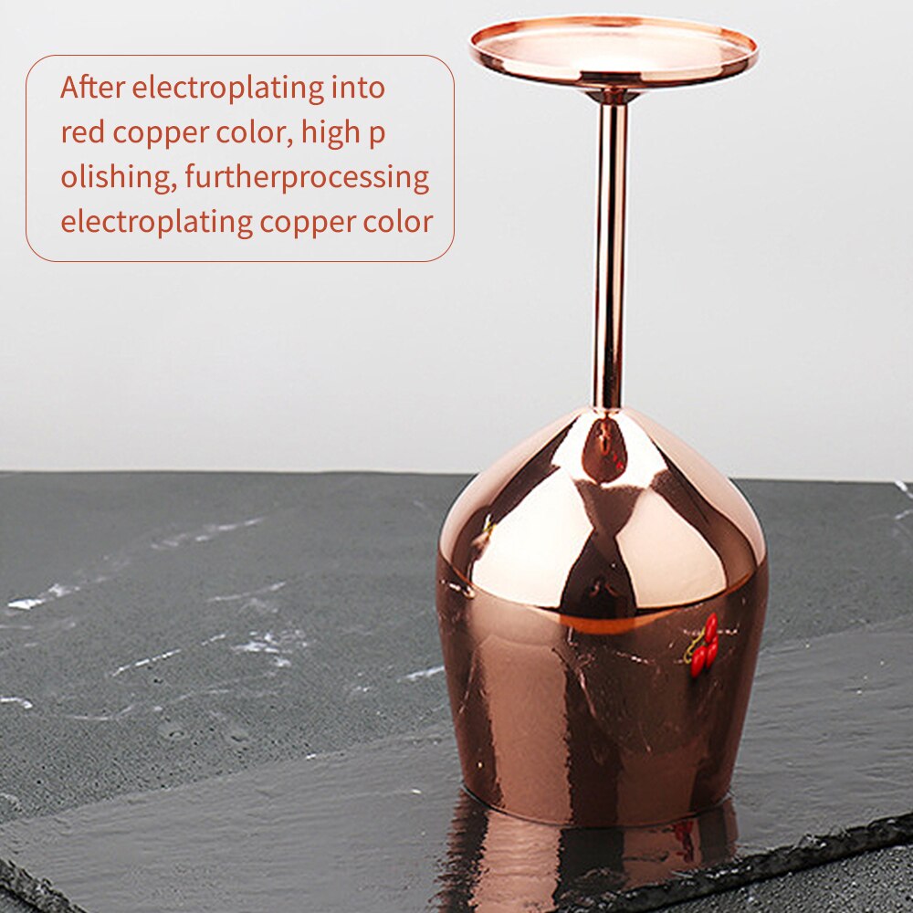 Wine Glasses Stainless Steel Red Wine Goblets Food Grade Juice Drink Goblet Shatterproof Party Barware Kitchen Tools 500ml
