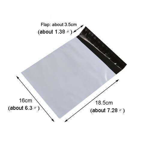 50 st plast kuvertpåse bud förvaringspåsar självhäftande plast express poly postpåsar brevpapper kuvert: 50 st 16 x 22cm