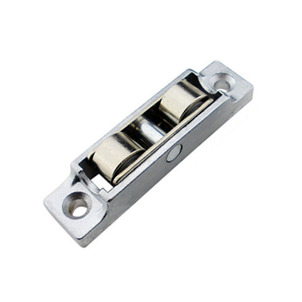 Stainless Steel Window Pulley Slot Wheels Silent Copper U Groove Track Door Roller Casters Sliding Glass Window Hardware Fitting: Beige