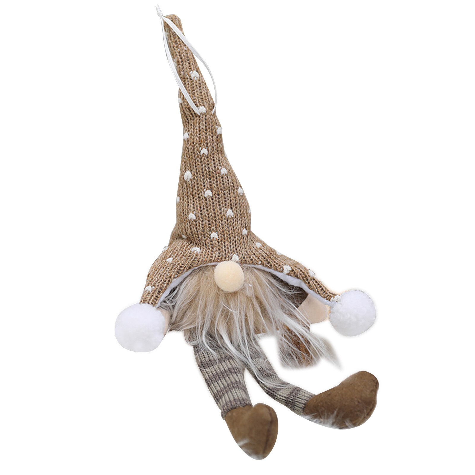 Muñeco de peluche de Papá Noel, gnomo, elfo enano, adornos para el hogar con luces, Navidad, Santa, muñeca de Navidad, adornos de Año , NSV775: Marrón