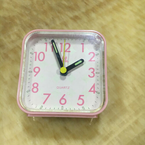 PT157 Travel Quartz Beep Alarm Clock White BLACK Blue Pink Genuine Brand Small Clocks