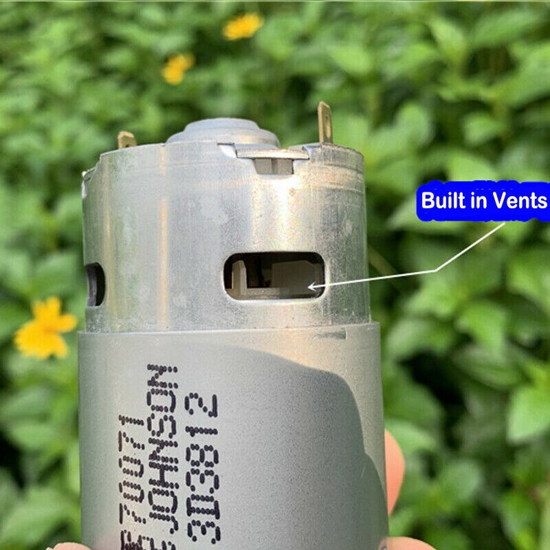 JOHNSON 775 DC Parts Motors Electric-Power-Tool Drill High-Speed 24000RPM Large Torque DC 12V 18V 20V with Cooling Fan