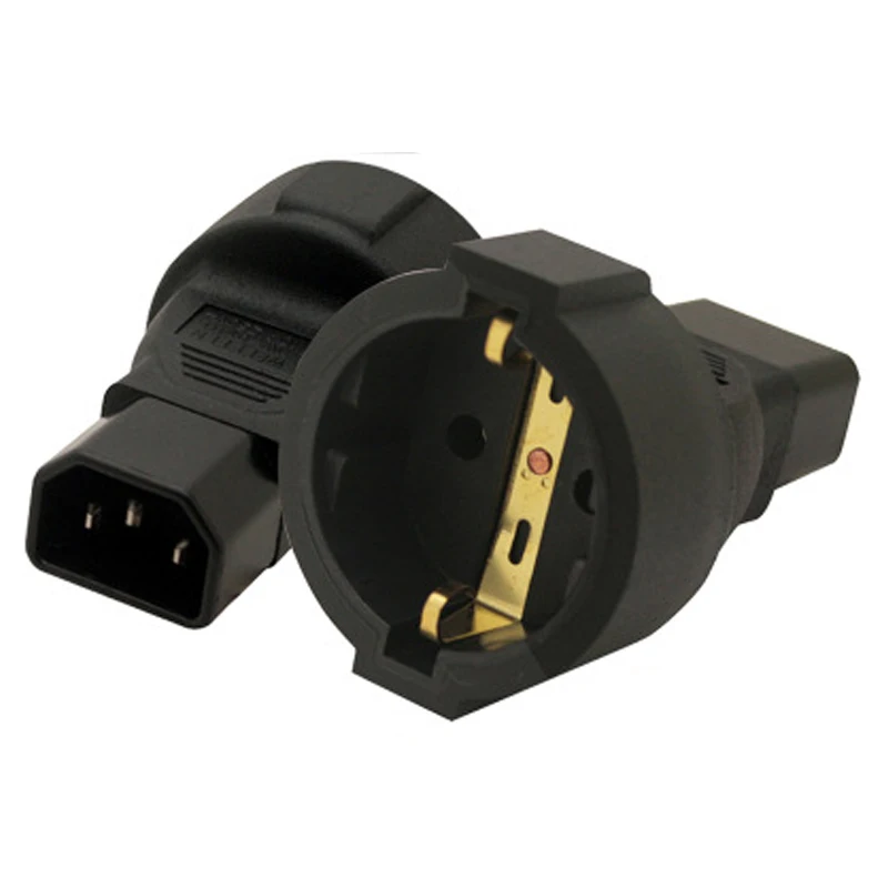 Connecteur convertisseur universel IEC320 C13 C14 à C5 C6 C7 C8 C19 C20 C21, prise d'alimentation ue US: GRIS