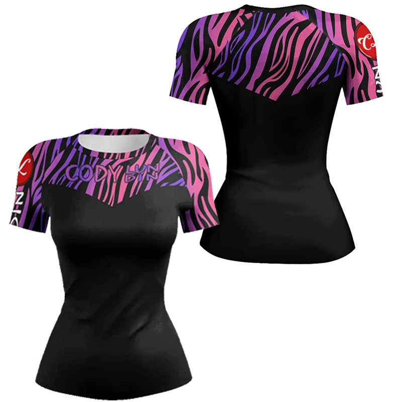 Camiseta de compresión Rashguard para mujer, anime de película, gimnasio, culturismo, yoga, delgada, serrée, Y-dehors, boxe, MMA