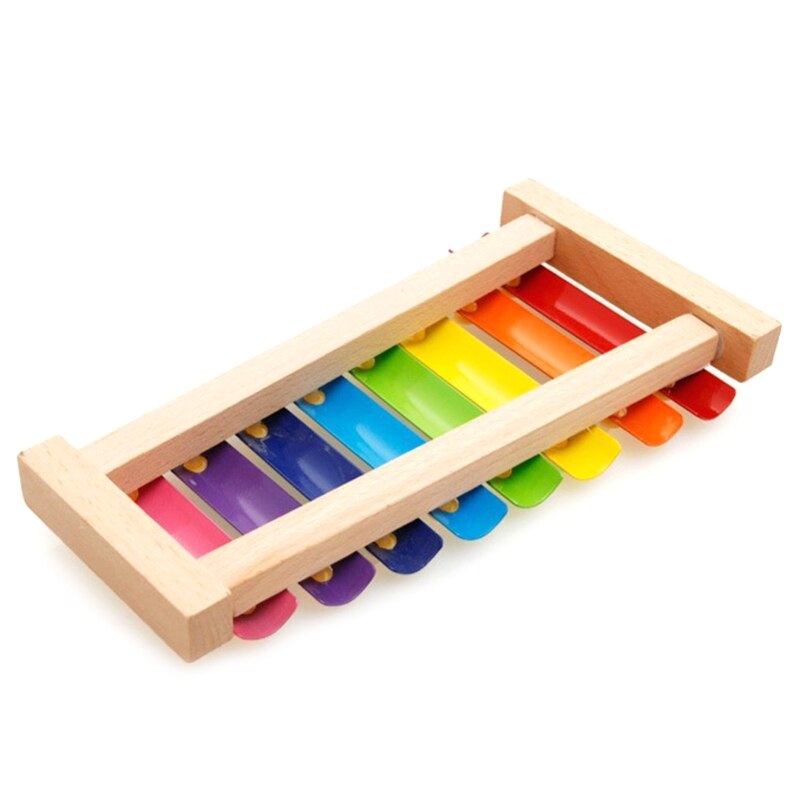 Hanging Chicken Sound Toys Hens Rooster Pecking Xylophone Toy Suspensible Wooden Coop Decoration Bird Cage Accessories