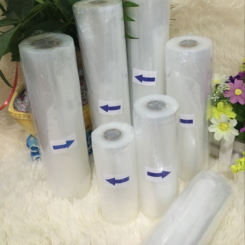 4 Specifications Food Saver Storage Bag Kitchen Food Vacuum Bag Sealer Fruit Veg Fresh Long Keeping