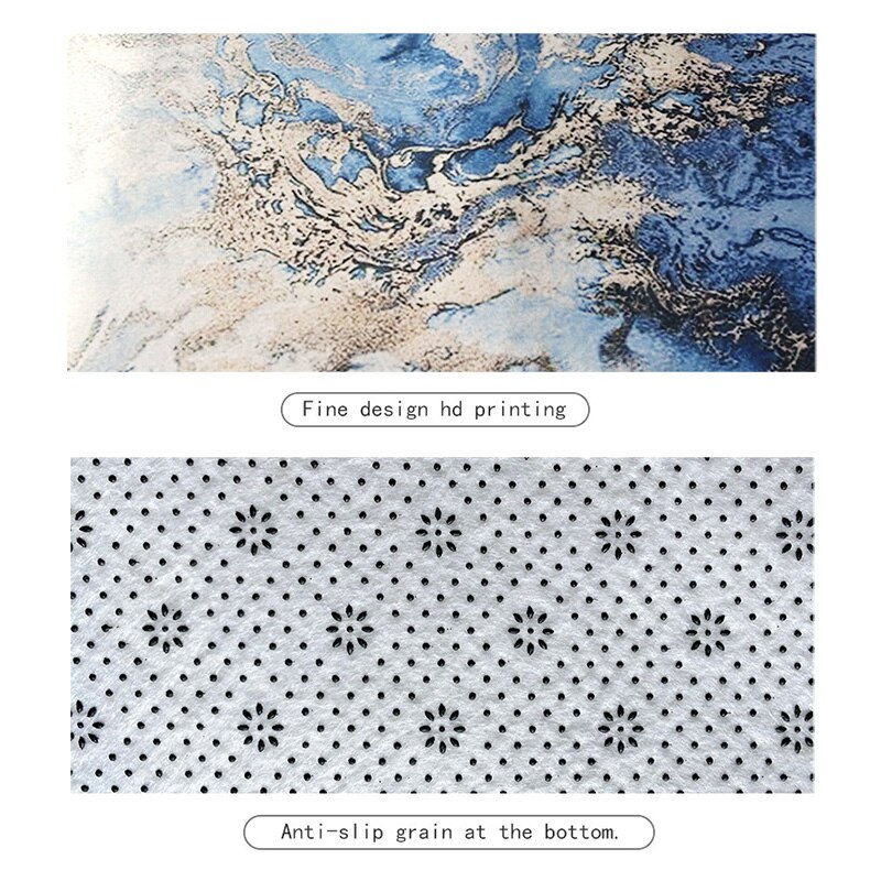 Colorful Bathroom Rugs 3pcs/Set Closestool Seat Mat Toilet Seat Mat Anti Slip Wc Mat Marble Effect Floor Mats Home Toilet Carpet