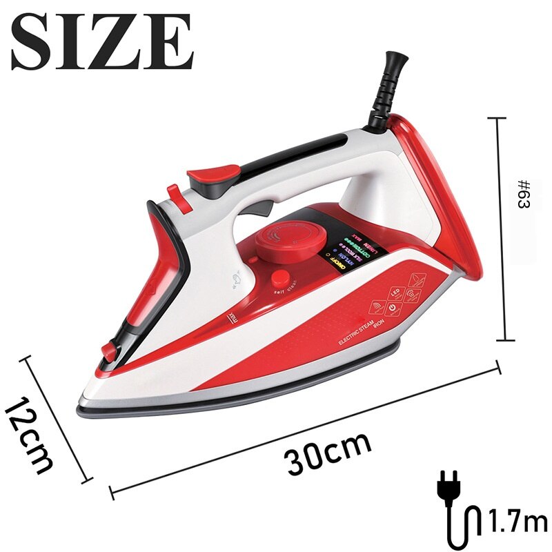 2200W220V Electric Irons Auto-off Steam Digital LED Display For Clothes Multifunction Ceramic Iron Ironing