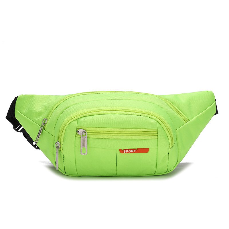 Borsa a tracolla Casual Unisex marsupio impermeabile borse a tracolla solide a tracolla marsupio da uomo marsupio marsupio da viaggio: Green